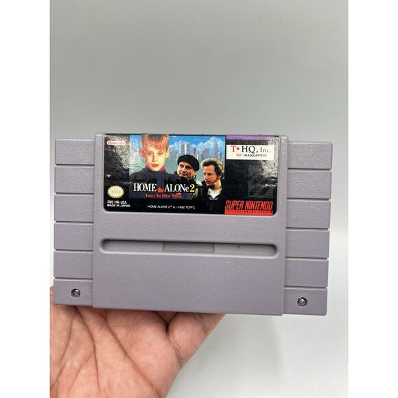 Home Alone 2: Lost In New York (Super Nintendo, 1993) SNES Authentic Tested - Picture 4 of 8